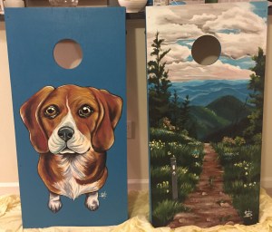 Cornhole Set: Beagle & Appalachian Trail