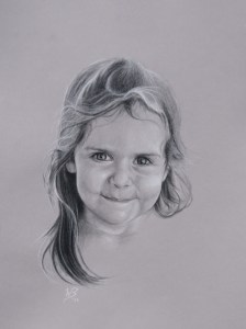 Cheeky Girl - Portrait by Will Black Art