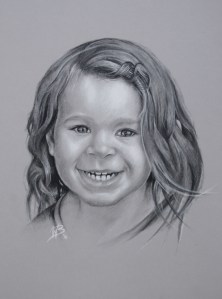 Portrait of Granddaughter for a Proud Grandma
