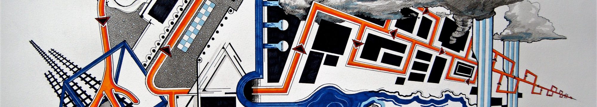 Abstract And Realistic Illustrations in Charcoal, Color Pencil, Graphite, Pen and Ink